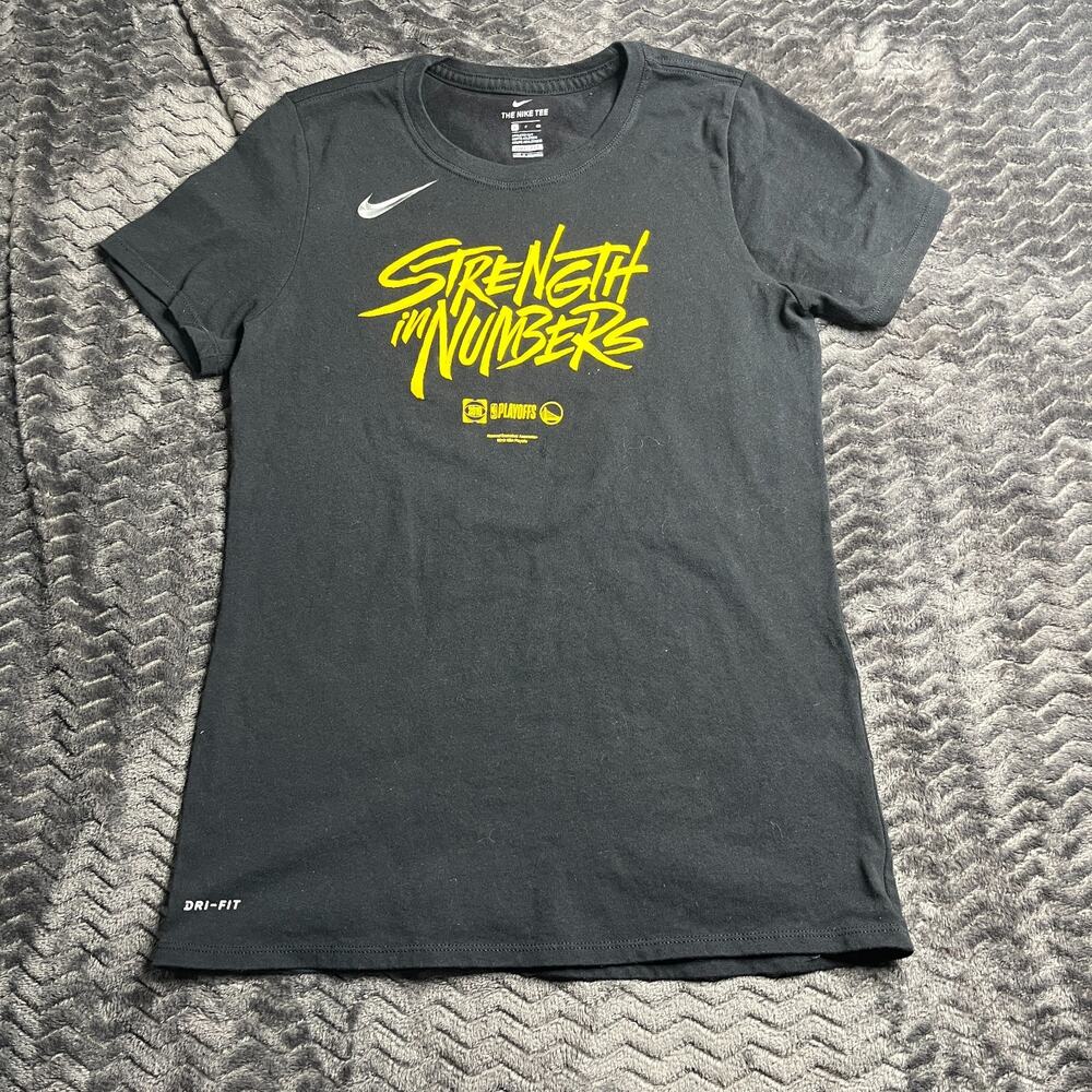 Nike Golden State Warriors Strength in Numbers T-Shirt Size Small Athletic Cut